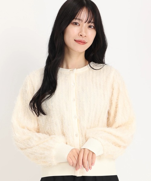 【セール】ﾁｭｰﾙﾌﾘﾙﾌﾞﾙｿﾞﾝ（カーディガン/ボレロ）｜STRAWBERRY-FIELDS（ストロベリーフィールズ）