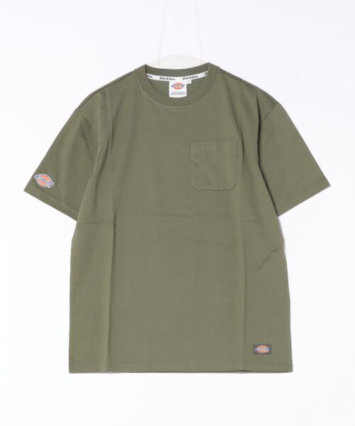 Dickies（ディッキーズ）の「【W】【it】【IW5】【Dickies】ディッキーズ / SHORT SLEEVE POCKET TEE DK007439（Tシャツ/カットソー・メンズ・ベージュ/カーキ・SMALL）」の2枚目の写真