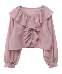 earth music&ecology | ラッフルフリルシャツ(シャツ/ブラウス)