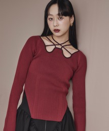 Rosy Bear ジャンパースカート ボルドー Rosy Bear ジャンパースカート ボルドー Dark racy Floraジャンパー