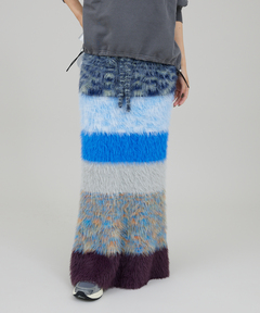 Multi Border Tight Skirt/マルチボーダータイトスカート