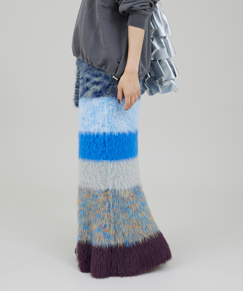 JOINT WORKS（ジョイントワークス）の「マルチフェザーヤーンスカート（スカート・レディース・ブルー/オレンジ・FREE）」の9枚目の写真