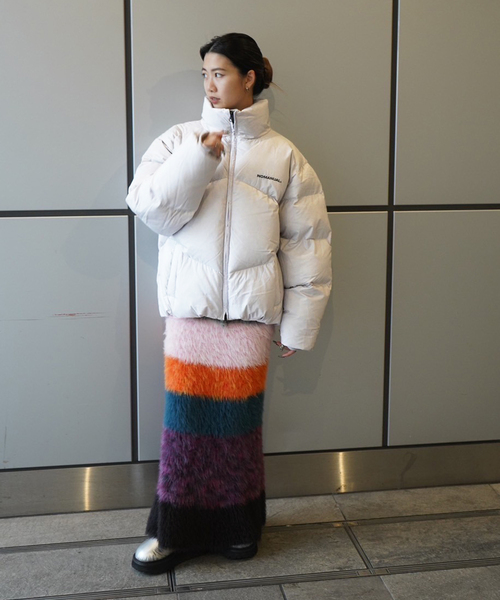 JOINT WORKS（ジョイントワークス）の「マルチフェザーヤーンスカート（スカート・レディース・ブルー/オレンジ・FREE）」の12枚目の写真