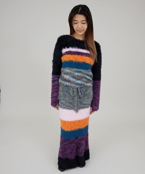 JOINT WORKS（ジョイントワークス）の「マルチフェザーヤーンスカート（スカート・レディース・ブルー/オレンジ・FREE）」の16枚目の写真