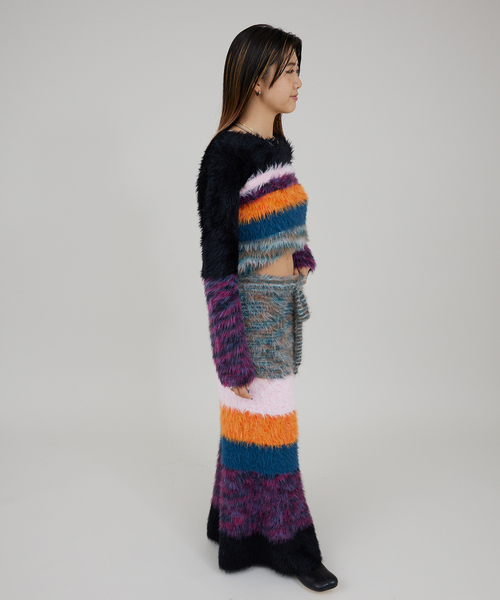 JOINT WORKS（ジョイントワークス）の「マルチフェザーヤーンスカート（スカート・レディース・ブルー/オレンジ・FREE）」の18枚目の写真