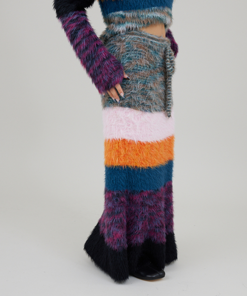 JOINT WORKS（ジョイントワークス）の「マルチフェザーヤーンスカート（スカート・レディース・ブルー/オレンジ・FREE）」の22枚目の写真