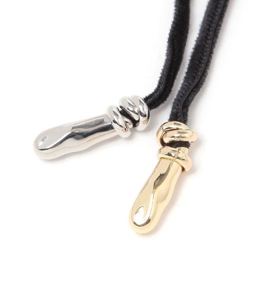 LOWRYS FARM（ローリーズファーム）の「マルチＷＡＹチョーカー　 150530（ネックレス・レディース・シルバー/ゴールド/グレー系その他/キャメル・FREE）」の8枚目の写真