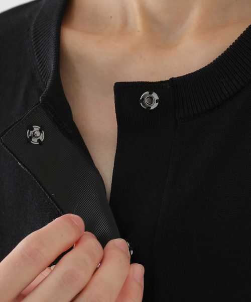 La TOTALITE（ラトータリテ）の「【TORRAZZO DONNA/トラッゾドンナ】Bijou Knit Cardigan（カーディガン/ボレロ・レディース・ブラック/グレー/ブルー・FREE）」の12枚目の写真