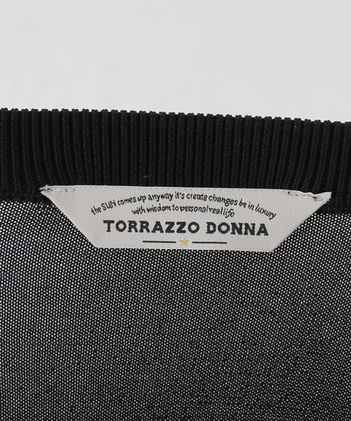 La TOTALITE（ラトータリテ）の「【TORRAZZO DONNA/トラッゾドンナ】Bijou Knit Cardigan（カーディガン/ボレロ・レディース・ブラック/グレー/ブルー・FREE）」の16枚目の写真
