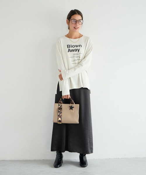 BAYFLOW（ベイフロー）の「[多ポケットで便利]レオパードテープフェイクレザートート（ハンドバッグ・レディース・ブラック/ライトグレー/ベージュ/ブラウン系その他・FREE）」の21枚目の写真