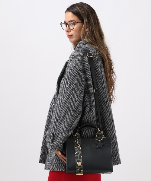 BAYFLOW（ベイフロー）の「[多ポケットで便利]レオパードテープフェイクレザートート（ハンドバッグ・レディース・ブラック/ライトグレー/ベージュ/ブラウン系その他・FREE）」の7枚目の写真