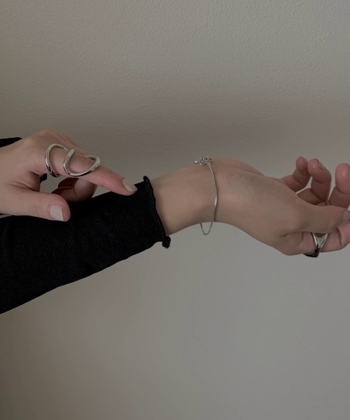 【 金属アレルギー対応 】 simple snake bracelet / シンプルスネークチェーンブレスレット