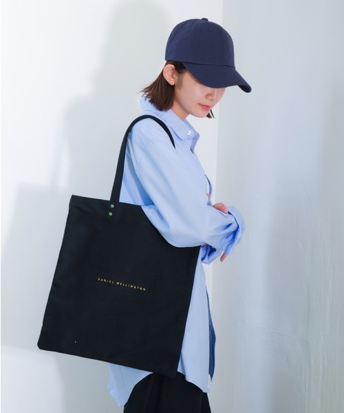 Daniel Wellington（ダニエルウェリントン）の「ダニエルウェリントン イージーキャンバストートバッグ（トートバッグ・レディース・ベージュ/ブラウン/ブラック/アイボリー/グレー/カーキ/ピンク/グリーン/オレンジ/ライトグレー/ホワイト/ネイビー・FREE）」の16枚目の写真