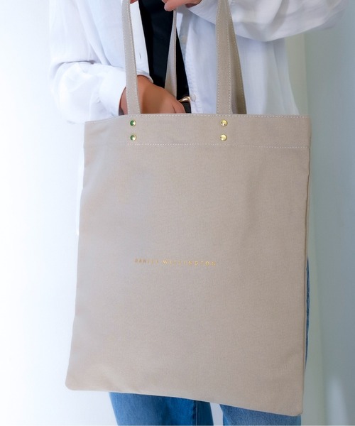 Daniel Wellington（ダニエルウェリントン）の「ダニエルウェリントン イージーキャンバストートバッグ（トートバッグ・レディース・ベージュ/ブラウン/ブラック/アイボリー/グレー/カーキ/ピンク/グリーン/オレンジ/ライトグレー/ホワイト/ネイビー・FREE）」の21枚目の写真
