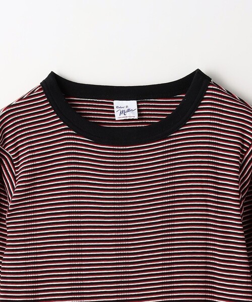 MILLER（ミラー）の「【別注】＜Robert P. Miller＞TJ ボーダー ワンピース / キッズ  140cm-160cm（ワンピース・キッズ・ブラック/レッド/ケリーグリーン・140cm/160cm/150cm）」の7枚目の写真