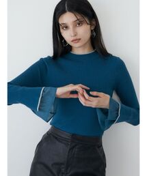 MURUA | ベルスリーブラインニット(ニット/セーター)