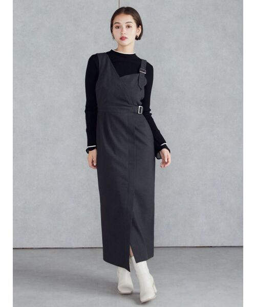 MURUA（ムルーア）の「ベルスリーブラインニット（ニット/セーター・レディース・ブラック/アイボリー/ブルー・FREE）」の13枚目の写真