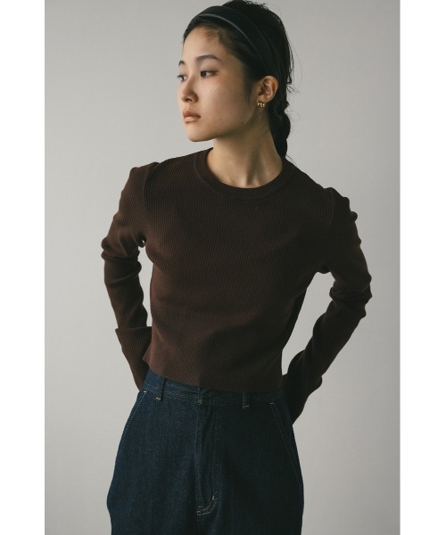 セール】ショートリブニット（ニット/セーター）｜STYLEMIXER