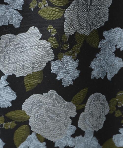 couture brooch(クチュールブローチ)の「◆【エレガントな雰囲気漂う】フラワージャカードスカート(スカート・レディース・ブラック系3/アイボリー系3/ブルー系8・36/38/40/42)」の21枚目の写真