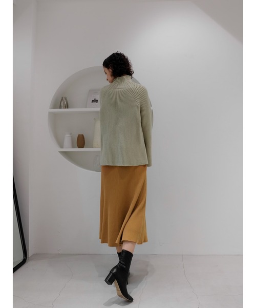 Katrin TOKYO(カトリーントーキョー)の「knit flare skirt(スカート・レディース・アイボリー/キャメル・FREE)」の13枚目の写真