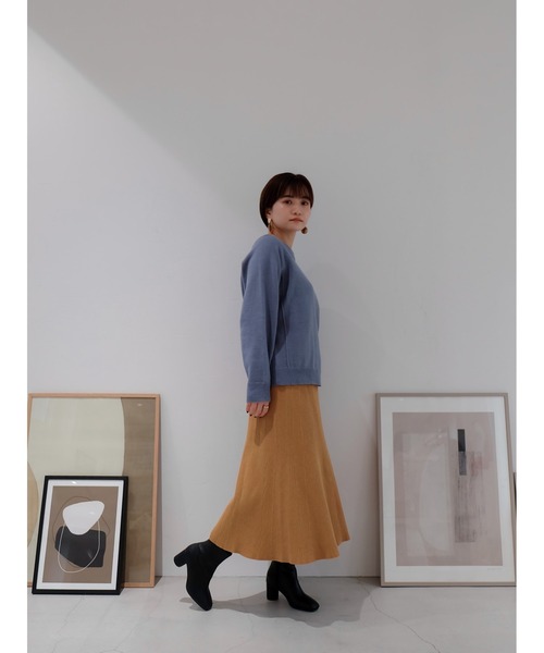 Katrin TOKYO(カトリーントーキョー)の「knit flare skirt(スカート・レディース・アイボリー/キャメル・FREE)」の21枚目の写真