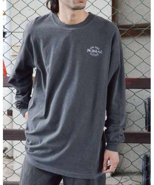 MODISH GAZE(モディシュガゼ)の「【MODISH GAZE】ピグメント加工バンダナプリントロンT(Tシャツ/カットソー・メンズ・ブラック/カーキ/オフホワイト/バーガンディー・MEDIUM/LARGE)」の9枚目の写真