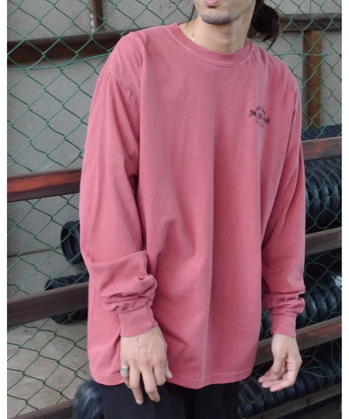 MODISH GAZE(モディシュガゼ)の「【MODISH GAZE】ピグメント加工バンダナプリントロンT(Tシャツ/カットソー・メンズ・ブラック/カーキ/オフホワイト/バーガンディー・MEDIUM/LARGE)」の19枚目の写真