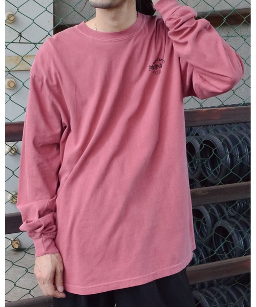 MODISH GAZE(モディシュガゼ)の「【MODISH GAZE】ピグメント加工バンダナプリントロンT(Tシャツ/カットソー・メンズ・ブラック/カーキ/オフホワイト/バーガンディー・MEDIUM/LARGE)」の20枚目の写真