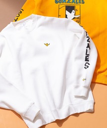【(What it isNt)ART BY MARKGONZALES / (ワットイットイズント) アートバイマークゴンザレス】リラックスフィット バックプリント 裏起毛 クルーネックトレーナー ユニセックス
