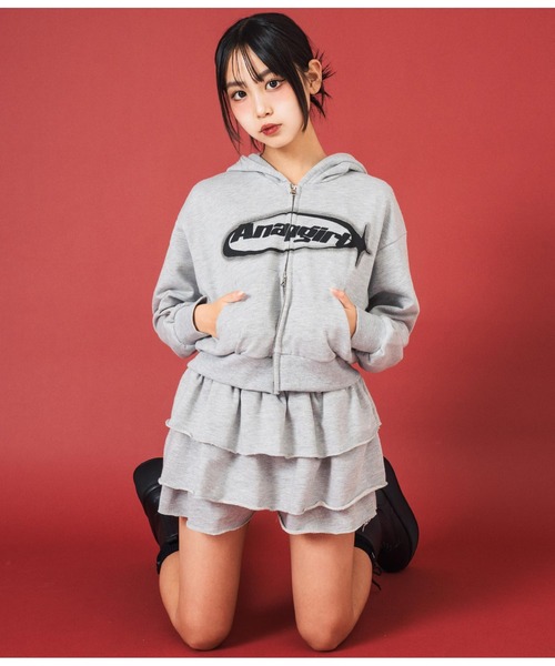 ANAP GiRL（アナップガール）の「ダブルジップ クロップド