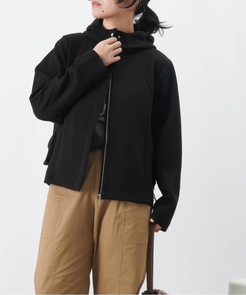 LUCA/LADY LUCK LUCA(ルカ/レディラックルカ)の「LC/LLL ダンボールナイロンワッシャー切替パーカー / バック切替フードブルゾン(その他アウター・レディース・グレー/ブラック・FREE)」の13枚目の写真