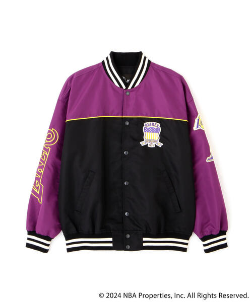AVIREX アヴィレックス バックロゴプリント ナイロンジャケット AVIREX（アヴィレックス） ☆AVIREX×NBA NYLON JACKET ナイロン