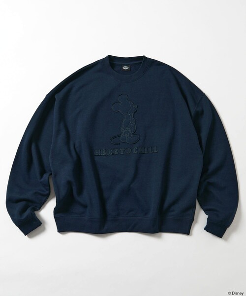 Americana × Disney クルーネックスウェット Americana × Disney クルーネックスウェット