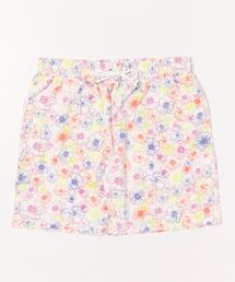 &nd（アンド）の「&nd(アンド)フレンチ花柄ブランドロゴ総柄ショートパンツ（スウェットパンツ）」