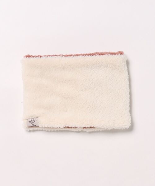 THRASHER(スラッシャー)の「BOA FLEECE REVERCIBLE NECK WARMER/スラッシャーキッズネックウォーマースノボースキー防寒グッズ(ネックウォーマー/スヌード・キッズ・ブラック/ベージュ/ピンク・FREE)」の5枚目の写真