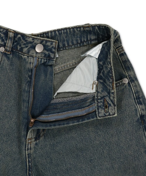 SPINNS（スピンズ）の「バレルレッグジーンズ/カーブデニムパンツ（デニムパンツ・メンズ・ライトブルー/ブルー/ブラック/ネイビー・L/M/S/XL）」の6枚目の写真