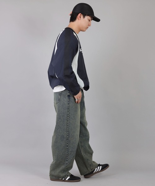 低身長さんにおすすめ！ヴィンテージライクデニムカーブパンツ/バレルレッグデニム（デニムパンツ）｜SPINNS（スピンズ） pattayablatt.com