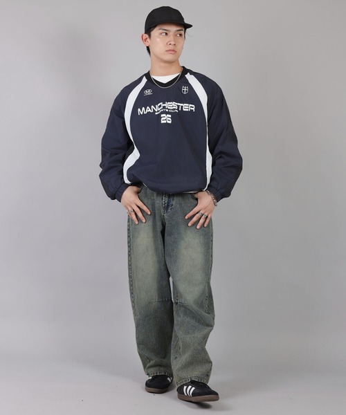 低身長さんにおすすめ！ヴィンテージライクデニムカーブパンツ/バレルレッグデニム（デニムパンツ）｜SPINNS（スピンズ） pattayablatt.com