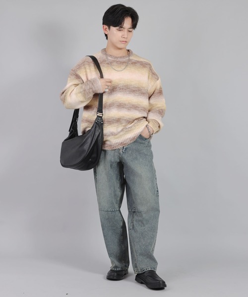 低身長さんにおすすめ！ヴィンテージライクデニムカーブパンツ/バレルレッグデニム（デニムパンツ）｜SPINNS（スピンズ） pattayablatt.com