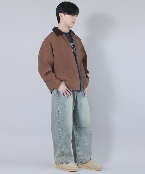 低身長さんにおすすめ！ヴィンテージライクデニムカーブパンツ/バレルレッグデニム（デニムパンツ）｜SPINNS（スピンズ） pattayablatt.com