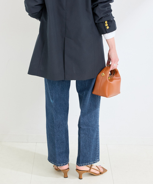 B.C STOCK(ベーセーストック)の「《追加3》【WEB限定】ミッドライズテーパード5ポケット JEAN(デニムパンツ・レディース・ブルー/ネイビー・SMALL/MEDIUM/LARGE)」の11枚目の写真