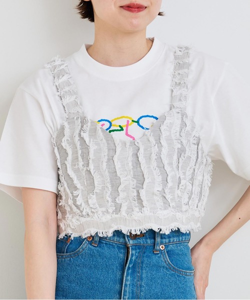 ●WAVE CUT JQ ビスチェ レディース セール】○WAVE CUT JQ ビスチェ（その他トップス）｜I am I in