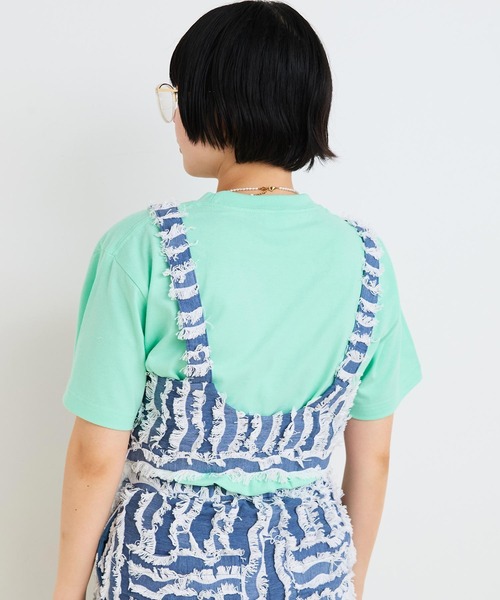 I am I in fact...（アイアムアイインファクト）の「●WAVE CUT JQ ビスチェ（その他トップス・レディース・グレー/ネイビー・FREE）」の10枚目の写真