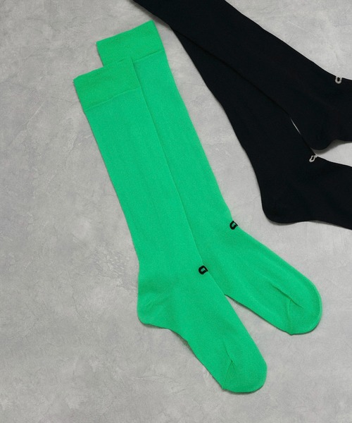 ADAM ET ROPE'（アダムエロペ）の「シアーハイソックス（ソックス/靴下・レディース・グリーン/ピンク/ブラック/ホワイト系その他5・FREE）」の3枚目の写真