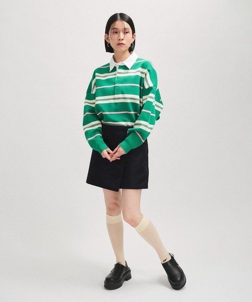 ADAM ET ROPE'（アダムエロペ）の「シアーハイソックス（ソックス/靴下・レディース・グリーン/ピンク/ブラック/ホワイト系その他5・FREE）」の6枚目の写真