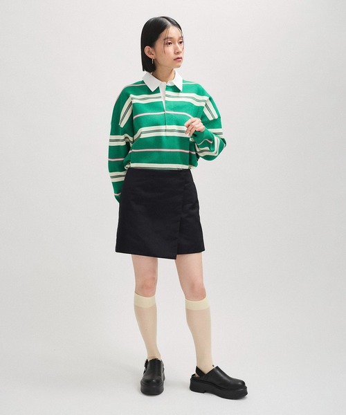 ADAM ET ROPE'（アダムエロペ）の「シアーハイソックス（ソックス/靴下・レディース・グリーン/ピンク/ブラック/ホワイト系その他5・FREE）」の7枚目の写真