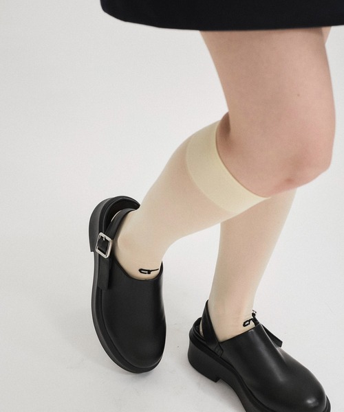 ADAM ET ROPE'（アダムエロペ）の「シアーハイソックス（ソックス/靴下・レディース・グリーン/ピンク/ブラック/ホワイト系その他5・FREE）」の8枚目の写真