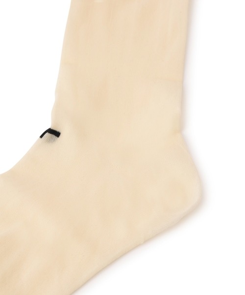 ADAM ET ROPE'（アダムエロペ）の「シアーハイソックス（ソックス/靴下・レディース・グリーン/ピンク/ブラック/ホワイト系その他5・FREE）」の11枚目の写真