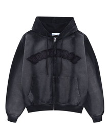 ROOPTOKYO（ループトウキョウ）の「WOKE EDGE/ウォークエッジ Faded Embroidery Zip Up Hoodie フーディー（パーカー・メンズ）」