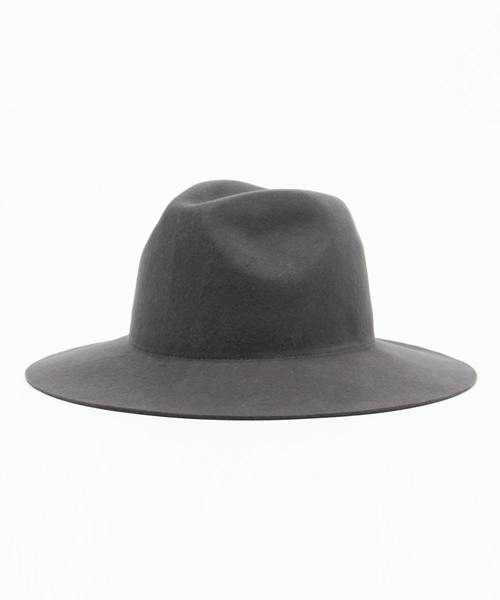 Discoat Parisien MENS（ディスコートパリシアンメンズ）の「つば広フェルトハット（ハット・メンズ・ブラック/キャメル/チャコールグレー・ﾌﾘ-）」の3枚目の写真